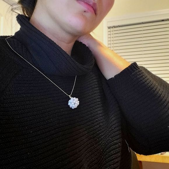 Handmade necklace freshwater pearls sphere goldfilled - Picture 4 of 4